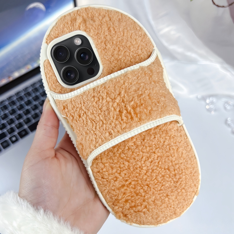 For iPhone 12 Pro Max Creative Plush Slipper Design TPU Phone Case(Light Orange)
For iPhone 12 Pro Max Creative Plush Slipper Design TPU Phone Case(Light Orange)