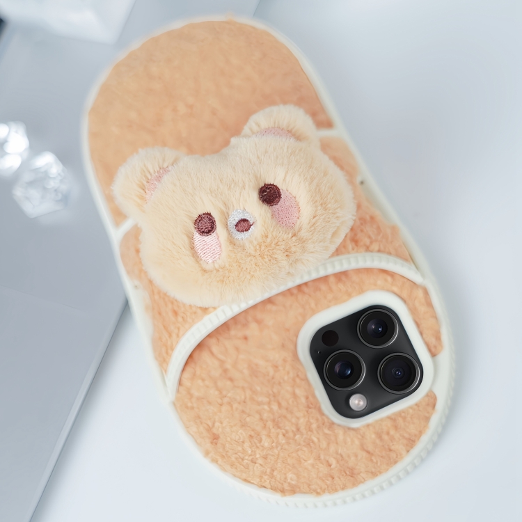 For iPhone 13 Pro Max Creative Plush Doll Slipper Design TPU Phone Case(Grizzly Bear)
For iPhone 13 Pro Max Creative Plush Doll Slipper Design TPU Phone Case(Grizzly Bear)