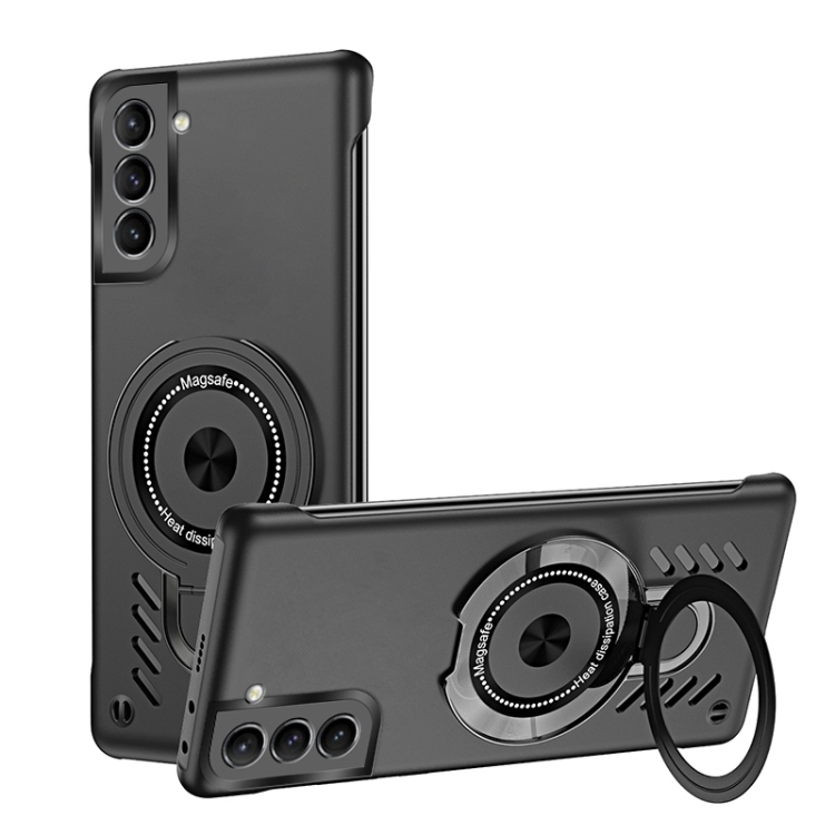 For Samsung Galaxy S22+ 5G Ice Sense Series Graphene Cooling MagSafe Holder Phone Case(Black)
For Samsung Galaxy S22+ 5G Ice Sense Series Graphene Cooling MagSafe Holder Phone Case(Black)