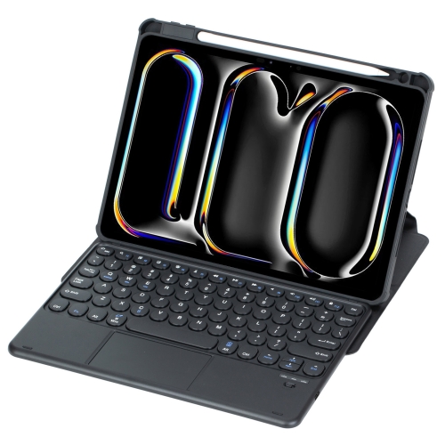 For iPad Pro 11 2024 YL13-A 360 Rotation Acrylic Transparent Round Keycap Bluetooth Keyboard Leather Case With Touch Control(Black)
For iPad Pro 11 2024 YL13-A 360 Rotation Acrylic Transparent Round Keycap Bluetooth Keyboard Leather Case With Touch Control(Black)
