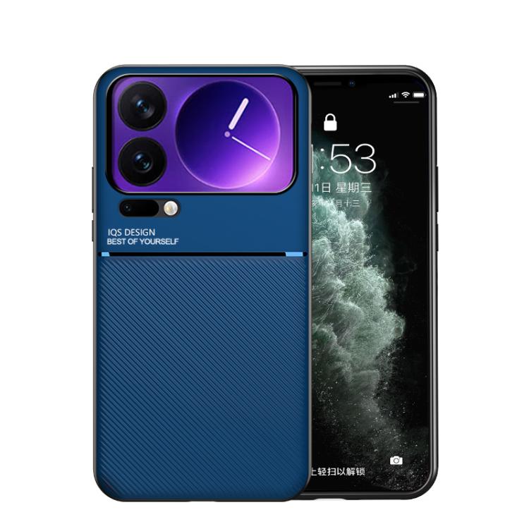 For Xiaomi 17 Pro Classic Tilt Strip Grain Magnetic PC Hybrid TPU Phone Case(Blue)
For Xiaomi 17 Pro Classic Tilt Strip Grain Magnetic PC Hybrid TPU Phone Case(Blue)