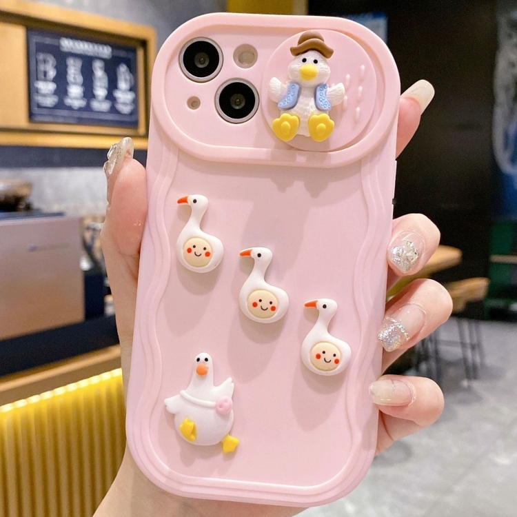 For iPhone 14 Creative 3D Duck Design Sliding Window Full Coverage Phone Case(Pink)
For iPhone 14 Creative 3D Duck Design Sliding Window Full Coverage Phone Case(Pink)