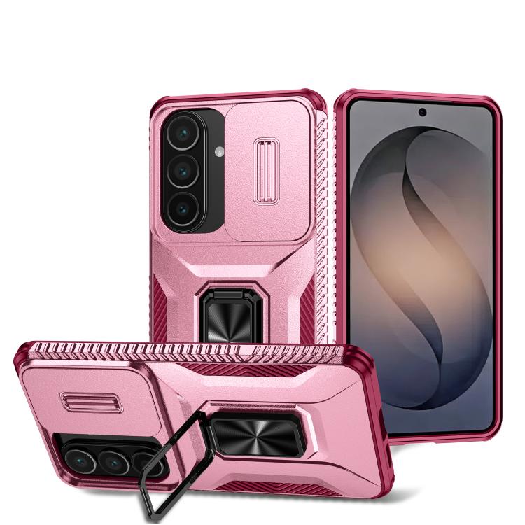 For Samsung Galaxy S26 5G Sliding Camshield Holder Phone Case(Pink + Rose Red)
For Samsung Galaxy S26 5G Sliding Camshield Holder Phone Case(Pink + Rose Red)