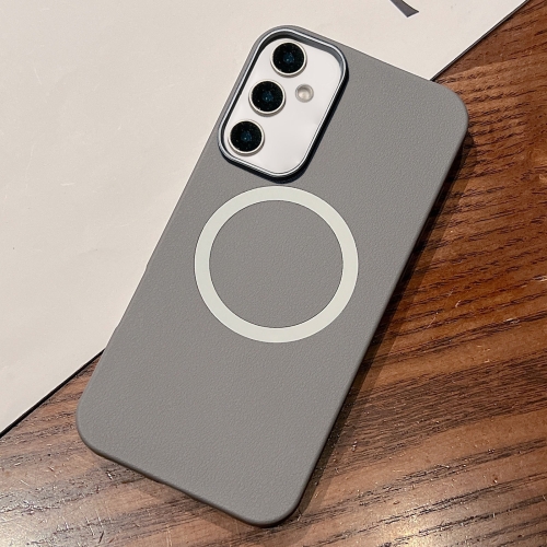 For Samsung Galaxy S24+ / S25+ Leather Texture Design MagSafe Full Coverage Phone Case(Grey)
For Samsung Galaxy S24+ / S25+ Leather Texture Design MagSafe Full Coverage Phone Case(Grey)