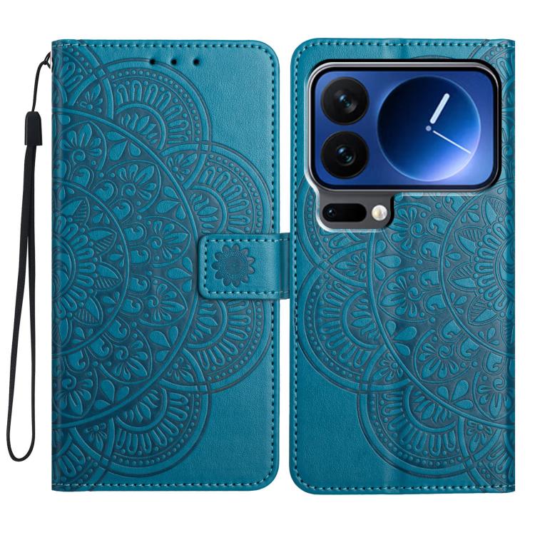 For Xiaomi 17 Pro Flower Embossed Leather Phone Case(Blue)
For Xiaomi 17 Pro Flower Embossed Leather Phone Case(Blue)