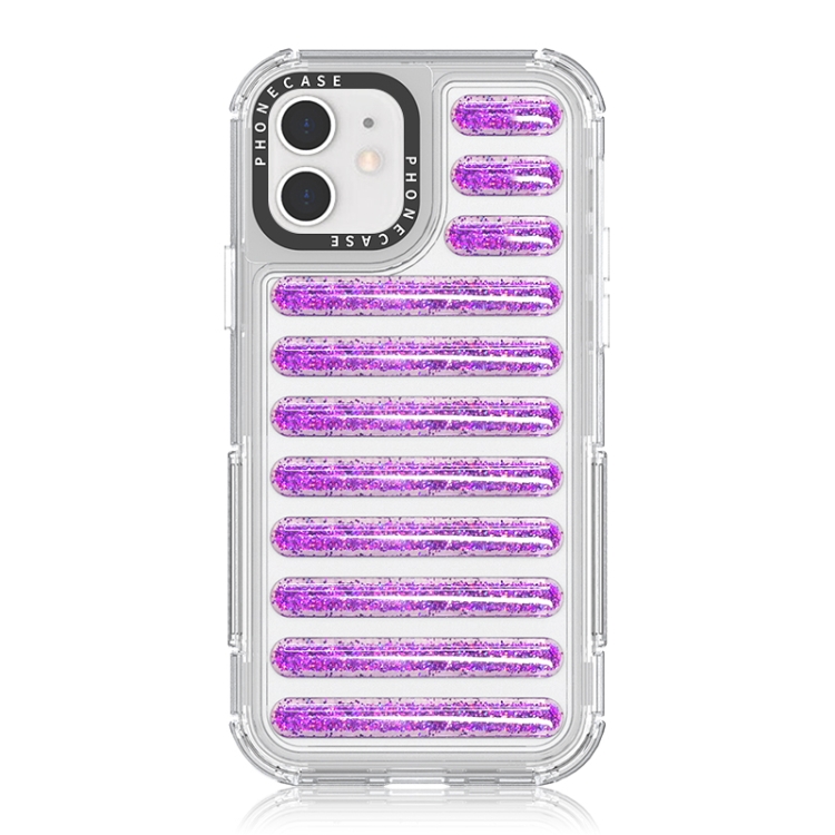 For iPhone 12 / 12 Pro Capsule Glitter TPU Hybrid PC Airbag Phone Case(Purple)
For iPhone 12 / 12 Pro Capsule Glitter TPU Hybrid PC Airbag Phone Case(Purple)