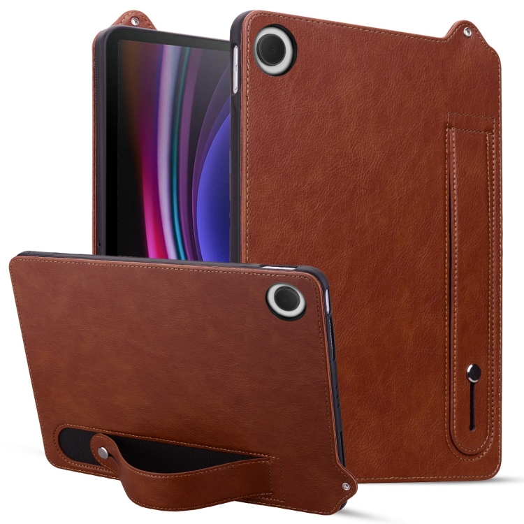 For Samsung Galaxy Tab A9 TPU Leather Back Tablet Case with Wristband(Brown)
For Samsung Galaxy Tab A9 TPU Leather Back Tablet Case with Wristband(Brown)