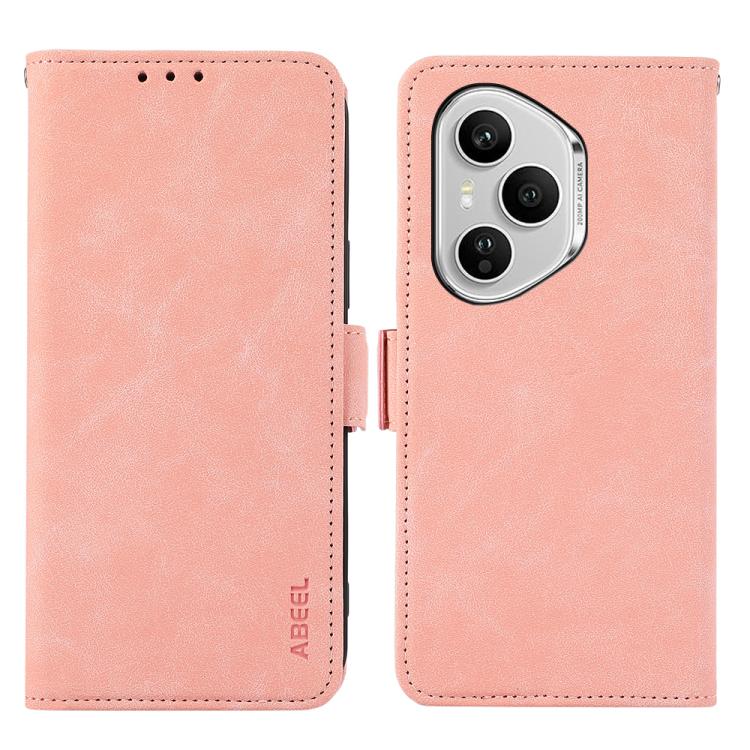 For Honor 400 Pro Global 160.8mm ABEEL Frosted Magnetic RFID Leather Phone Case(Pink)
For Honor 400 Pro Global 160.8mm ABEEL Frosted Magnetic RFID Leather Phone Case(Pink)