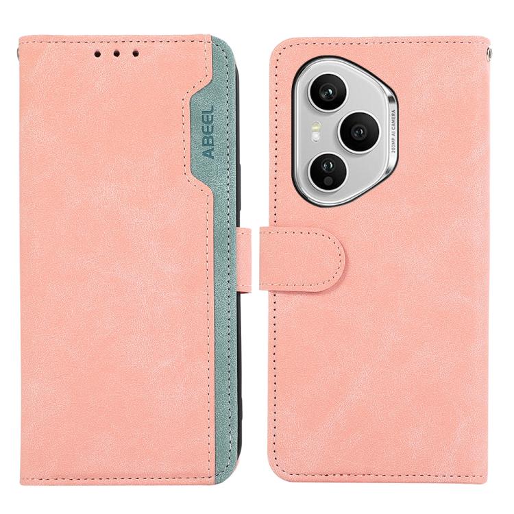 For Honor 400 Pro Global 160.8mm ABEEL Color Block Magnetic RFID Leather Phone Case(Pink-Cyan)
For Honor 400 Pro Global 160.8mm ABEEL Color Block Magnetic RFID Leather Phone Case(Pink-Cyan)