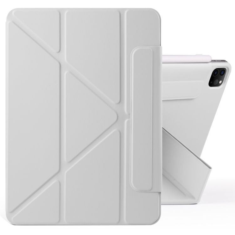 For iPad Pro 12.9 2022 / 2021 / 2020 Fixed Buckle Magnetic Deformation Leather Tablet Case(Grey)
For iPad Pro 12.9 2022 / 2021 / 2020 Fixed Buckle Magnetic Deformation Leather Tablet Case(Grey)