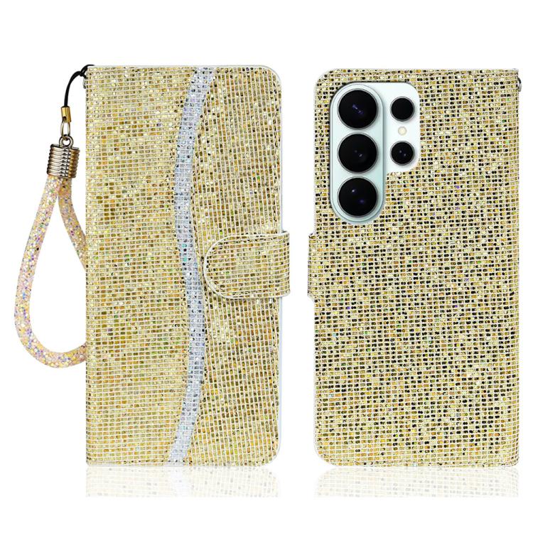 For Samsung Galaxy S26 Ultra 5G Glitter Powder Filp Leather Phone Case(Gold)
For Samsung Galaxy S26 Ultra 5G Glitter Powder Filp Leather Phone Case(Gold)