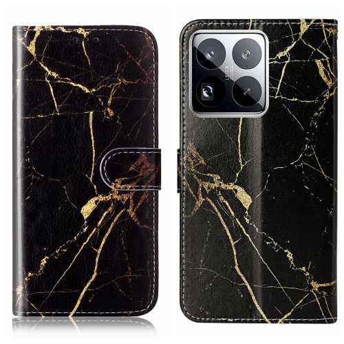 For Xiaomi 15 Pro Colored Drawing Marble Pattern Leather Phone Case(Black Gold Marble)
For Xiaomi 15 Pro Colored Drawing Marble Pattern Leather Phone Case(Black Gold Marble)