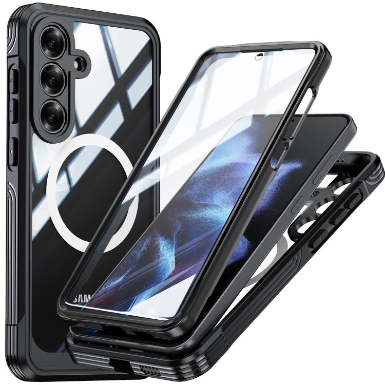 For Samsung Galaxy S25 FE 5G RedPepper Tempered Glass MagSafe Phone Case(Black)
For Samsung Galaxy S25 FE 5G RedPepper Tempered Glass MagSafe Phone Case(Black)