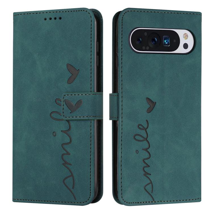 For Google Pixel 11 Pro XL Skin Feel Heart Embossed Leather Phone Case with Long Lanyard(Green)
For Google Pixel 11 Pro XL Skin Feel Heart Embossed Leather Phone Case with Long Lanyard(Green)