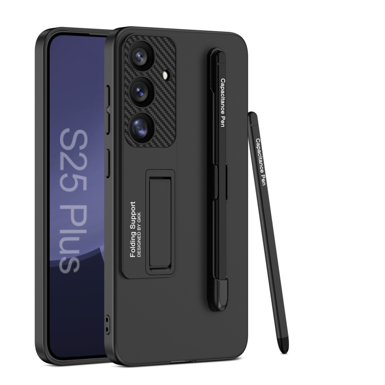 For Samsung Galaxy S25+ 5G GKK Ultra-thin Holder Phone Case with Pen Slots & Stylus Pen(Black)
For Samsung Galaxy S25+ 5G GKK Ultra-thin Holder Phone Case with Pen Slots & Stylus Pen(Black)