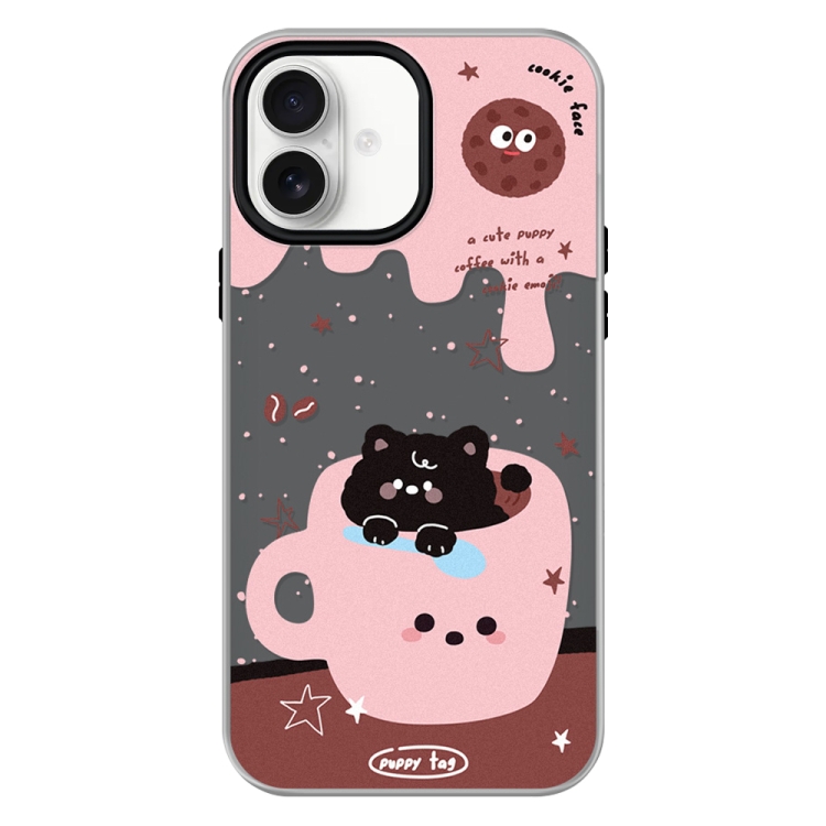 For iPhone 16 Plus Skin Feeling Jelly TPU Hybrid PC Phone Case(Teacup Puppy Black)
For iPhone 16 Plus Skin Feeling Jelly TPU Hybrid PC Phone Case(Teacup Puppy Black)