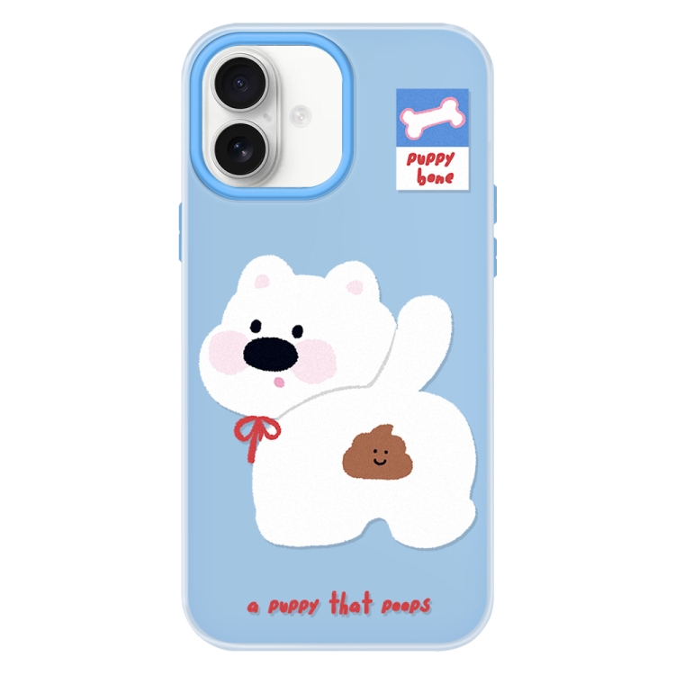 For iPhone 16 Skin Feeling Jelly TPU Hybrid PC Phone Case(Pooping Puppy Blue)
For iPhone 16 Skin Feeling Jelly TPU Hybrid PC Phone Case(Pooping Puppy Blue)