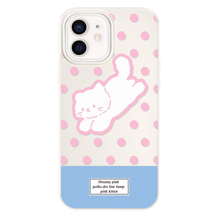 For iPhone 12 Skin Feeling Jelly TPU Hybrid PC Phone Case(Polka Dot Kitten White)
For iPhone 12 Skin Feeling Jelly TPU Hybrid PC Phone Case(Polka Dot Kitten White)