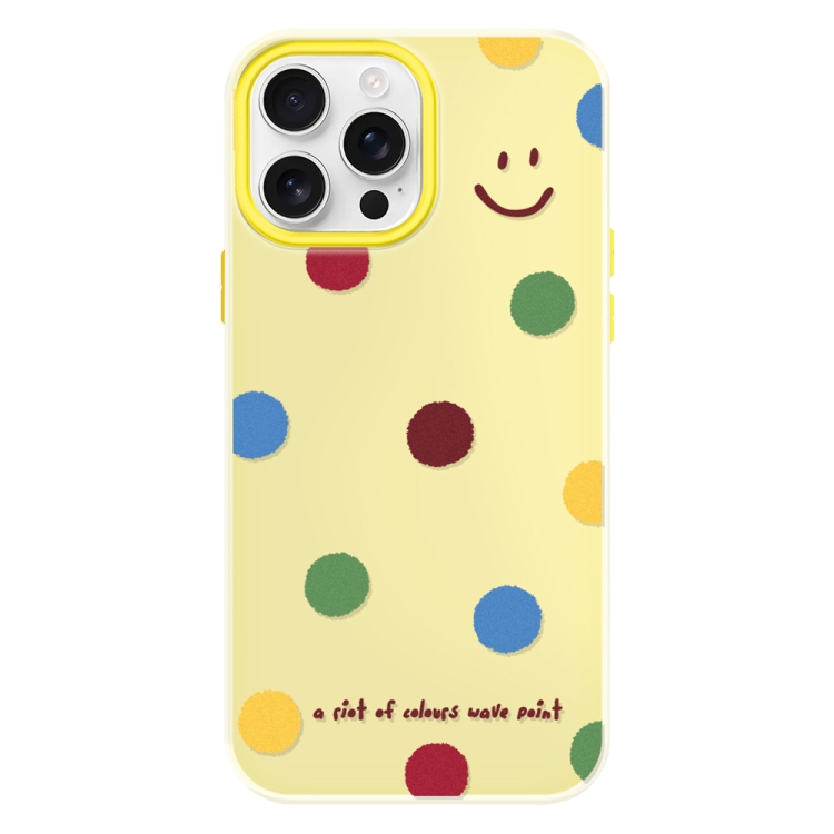 For iPhone 11 Pro Max Skin Feeling Jelly TPU Hybrid PC Phone Case(Polka Dots Smile Yellow)
For iPhone 11 Pro Max Skin Feeling Jelly TPU Hybrid PC Phone Case(Polka Dots Smile Yellow)