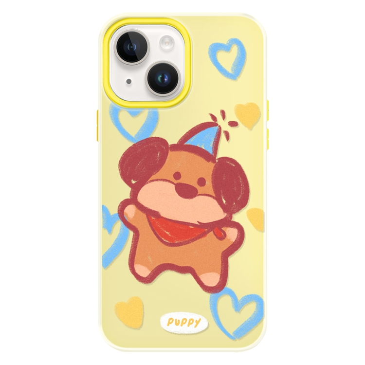 For iPhone 13 Skin Feeling Jelly TPU Hybrid PC Phone Case(Puppy Crayon Drawing Yellow)
For iPhone 13 Skin Feeling Jelly TPU Hybrid PC Phone Case(Puppy Crayon Drawing Yellow)