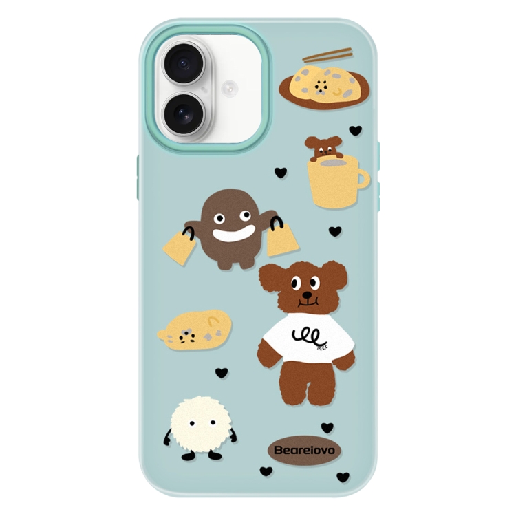 For iPhone 16 Plus Skin Feeling Jelly TPU Hybrid PC Phone Case(Puppy Light Green)
For iPhone 16 Plus Skin Feeling Jelly TPU Hybrid PC Phone Case(Puppy Light Green)