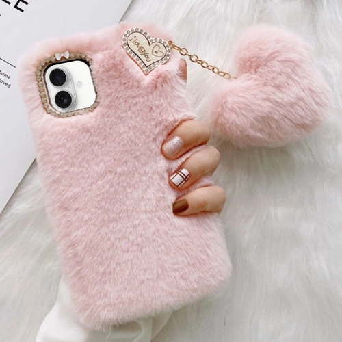 For iPhone 16 Plus Gold Diamond Flower Decorated Plush Silicone Phone Case with Pendant(Pink)
For iPhone 16 Plus Gold Diamond Flower Decorated Plush Silicone Phone Case with Pendant(Pink)