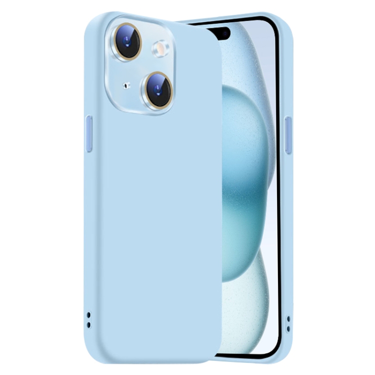 For iPhone 15 Plus Nano Lens Cover Liquid Silicone Phone Case(Light Blue)
For iPhone 15 Plus Nano Lens Cover Liquid Silicone Phone Case(Light Blue)