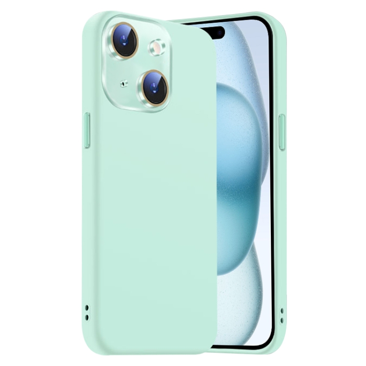For iPhone 15 Plus Nano Lens Cover Liquid Silicone Phone Case(Light Cyan)
For iPhone 15 Plus Nano Lens Cover Liquid Silicone Phone Case(Light Cyan)