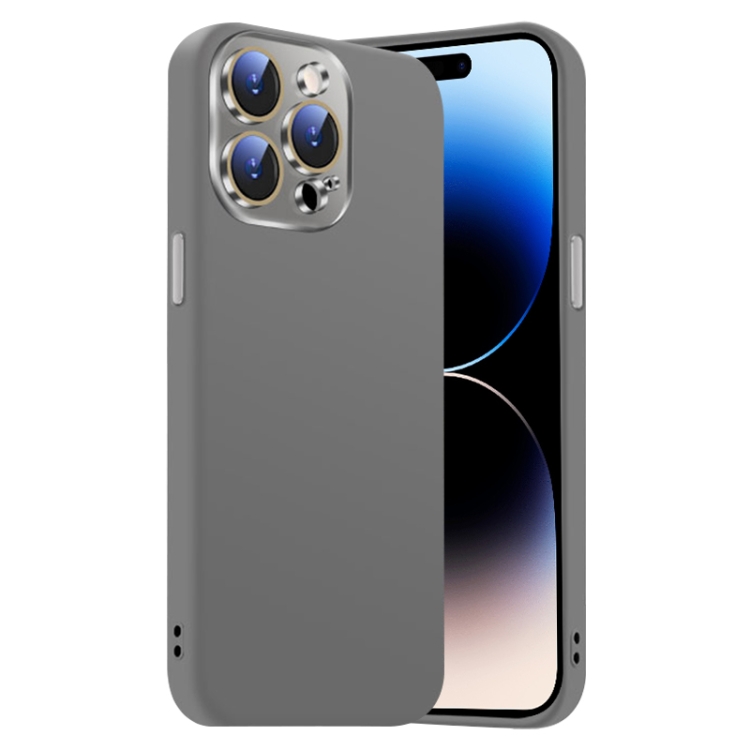 For iPhone 14 Pro Max Nano Lens Cover Liquid Silicone Phone Case(Titanium Gray)
For iPhone 14 Pro Max Nano Lens Cover Liquid Silicone Phone Case(Titanium Gray)