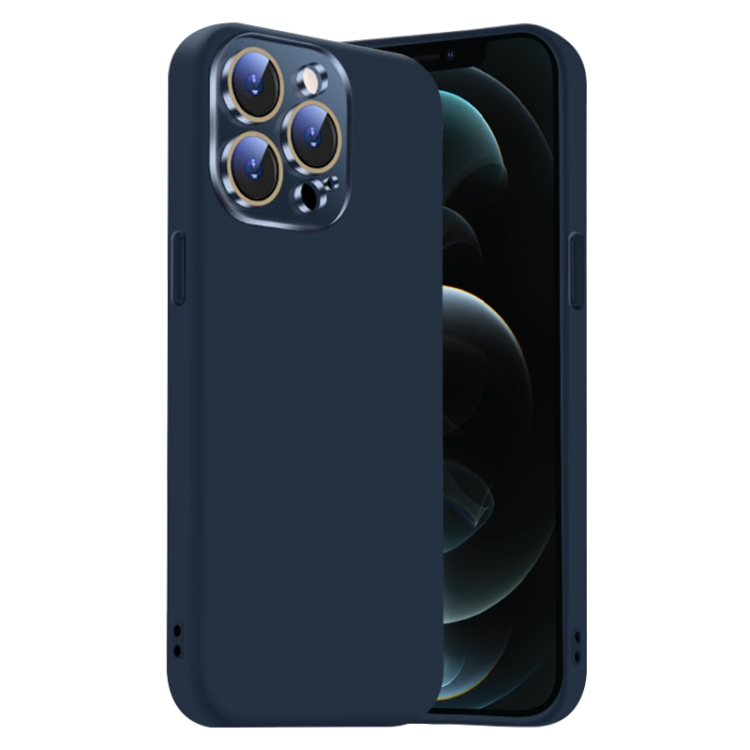 For iPhone 12 Pro Max Nano Lens Cover Liquid Silicone Phone Case(Titanium Blue)
For iPhone 12 Pro Max Nano Lens Cover Liquid Silicone Phone Case(Titanium Blue)