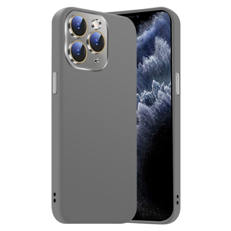 For iPhone 11 Pro Max Nano Lens Cover Liquid Silicone Phone Case(Titanium Gray)
For iPhone 11 Pro Max Nano Lens Cover Liquid Silicone Phone Case(Titanium Gray)