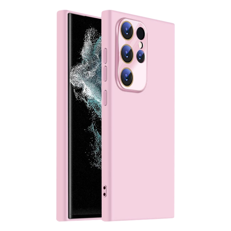For Samsung Galaxy S22 Ultra 5G Nano Lens Cover Liquid Silicone Phone Case(Pink)
For Samsung Galaxy S22 Ultra 5G Nano Lens Cover Liquid Silicone Phone Case(Pink)