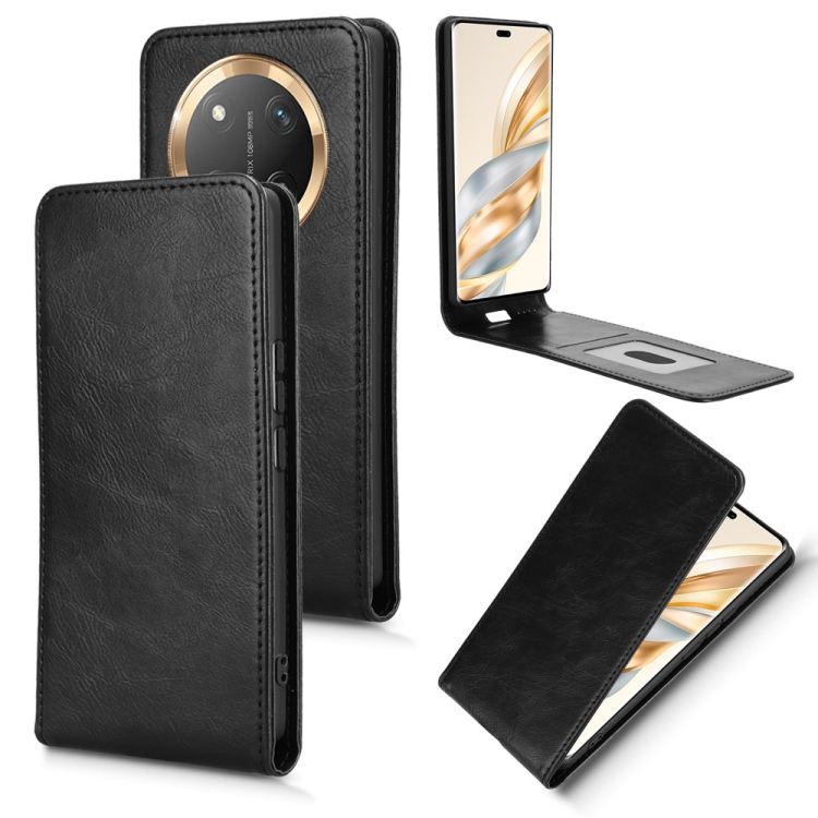 For Honor X60 Pro 5G / X9c 5G Magnetic Vertical Flip Leather Phone Case(Black)
For Honor X60 Pro 5G / X9c 5G Magnetic Vertical Flip Leather Phone Case(Black)