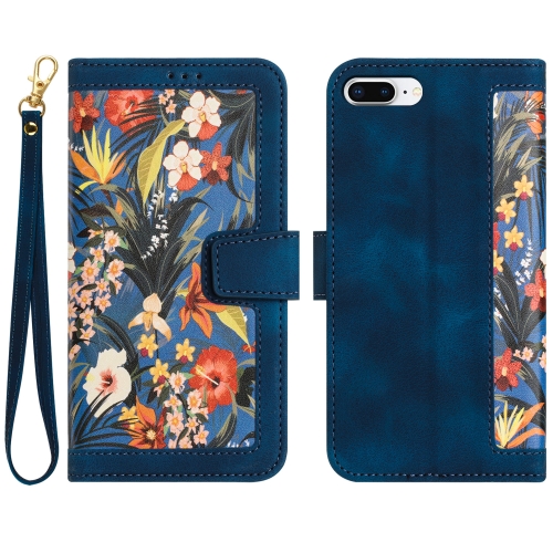 For iPhone 8 Plus / 7 Plus Floral Pattern Leather Phone Case with Lanyard(Dark Blue)
For iPhone 8 Plus / 7 Plus Floral Pattern Leather Phone Case with Lanyard(Dark Blue)