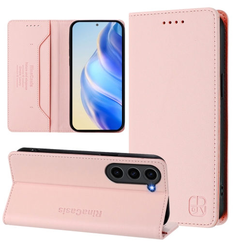 For Samsung Galaxy S23 5G RC01 Dual-Folded Magnetic Suction RFID Leather Phone Case(Pink)
For Samsung Galaxy S23 5G RC01 Dual-Folded Magnetic Suction RFID Leather Phone Case(Pink)