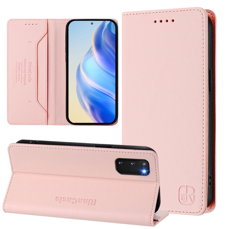 For Samsung Galaxy S20 RC01 Dual-Folded Magnetic Suction RFID Leather Phone Case(Pink)
For Samsung Galaxy S20 RC01 Dual-Folded Magnetic Suction RFID Leather Phone Case(Pink)