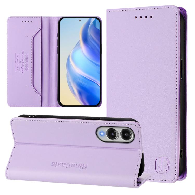 For Samsung Galaxy S25 Edge 5G RC01 Dual-Folded Magnetic Suction RFID Leather Phone Case(Light Purple)
For Samsung Galaxy S25 Edge 5G RC01 Dual-Folded Magnetic Suction RFID Leather Phone Case(Light Purple)