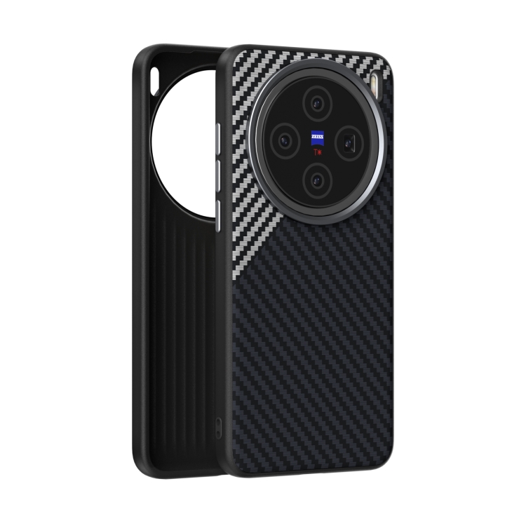 For vivo X200 ABEEL C Carbon Fiber Series 6D Micro Relief MagSafe Phone Case(Black Grey)
For vivo X200 ABEEL C Carbon Fiber Series 6D Micro Relief MagSafe Phone Case(Black Grey)