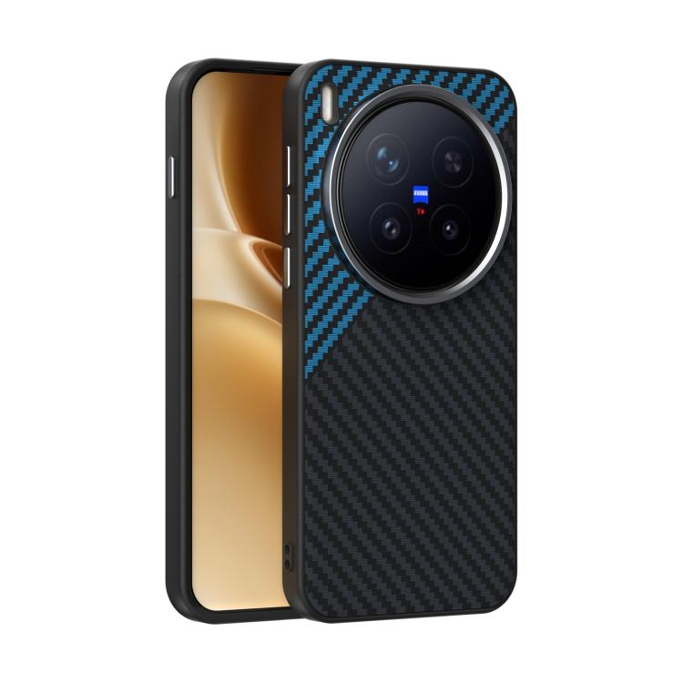 For vivo X300 Pro ABEEL C Carbon Fiber Series 6D Micro Relief MagSafe Phone Case(Black Blue)
For vivo X300 Pro ABEEL C Carbon Fiber Series 6D Micro Relief MagSafe Phone Case(Black Blue)