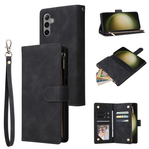 For Samsung Galaxy S23 FE 5G Multifunctional Frosted Zipper Wallet Leather Phone Case(Black)
For Samsung Galaxy S23 FE 5G Multifunctional Frosted Zipper Wallet Leather Phone Case(Black)