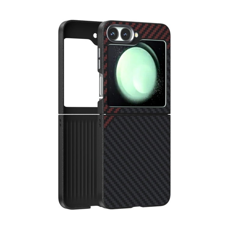 For Samsung Galaxy Z Flip6 5G ABEEL C Carbon Fiber Series 6D Micro Relief MagSafe Phone Case(Black Red)
For Samsung Galaxy Z Flip6 5G ABEEL C Carbon Fiber Series 6D Micro Relief MagSafe Phone Case(Black Red)