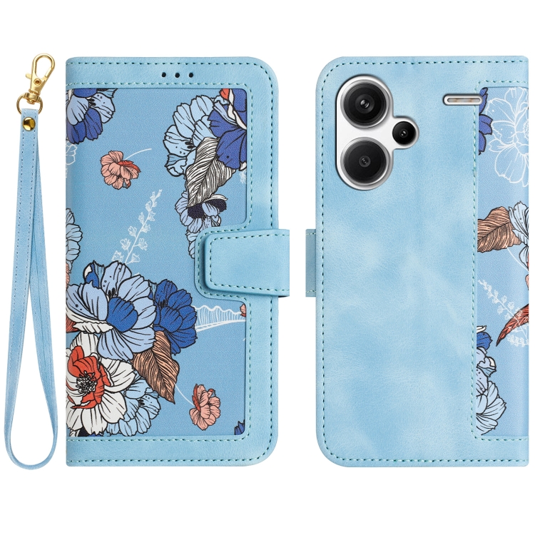For Redmi Note 13 Pro+ Floral Pattern Leather Phone Case with Lanyard(Light Blue)
For Redmi Note 13 Pro+ Floral Pattern Leather Phone Case with Lanyard(Light Blue)