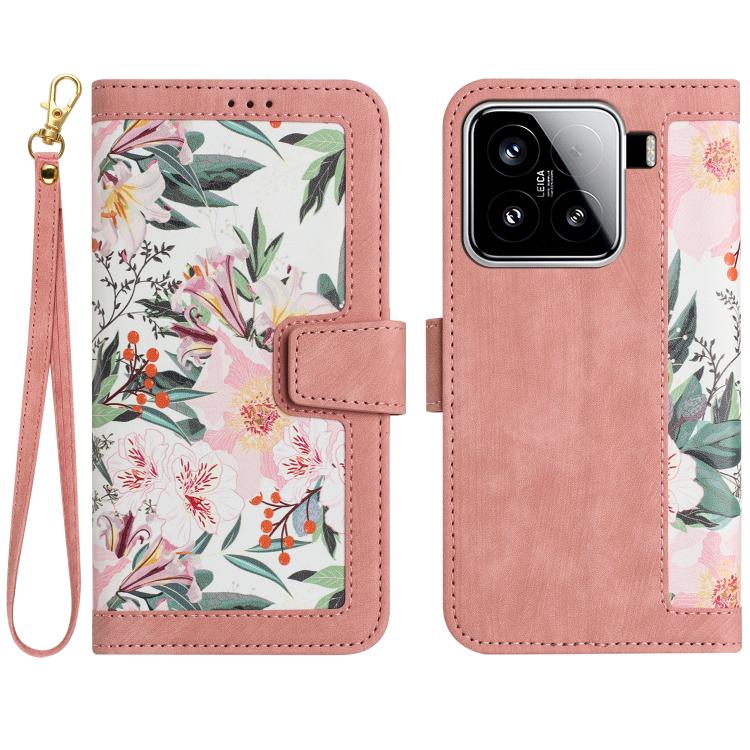 For Xiaomi 15 Pro Floral Pattern Leather Phone Case with Lanyard(Pink)
For Xiaomi 15 Pro Floral Pattern Leather Phone Case with Lanyard(Pink)