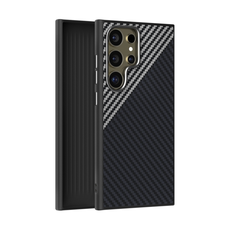 For Samsung Galaxy S24 Ultra 5G ABEEL C Carbon Fiber Series 6D Micro Relief MagSafe Phone Case(Black Grey)
For Samsung Galaxy S24 Ultra 5G ABEEL C Carbon Fiber Series 6D Micro Relief MagSafe Phone Case(Black Grey)