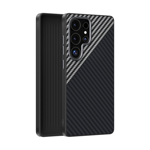 For Samsung Galaxy S25 Ultra 5G ABEEL C Carbon Fiber Series 6D Micro Relief MagSafe Phone Case(Black Grey)
For Samsung Galaxy S25 Ultra 5G ABEEL C Carbon Fiber Series 6D Micro Relief MagSafe Phone Case(Black Grey)