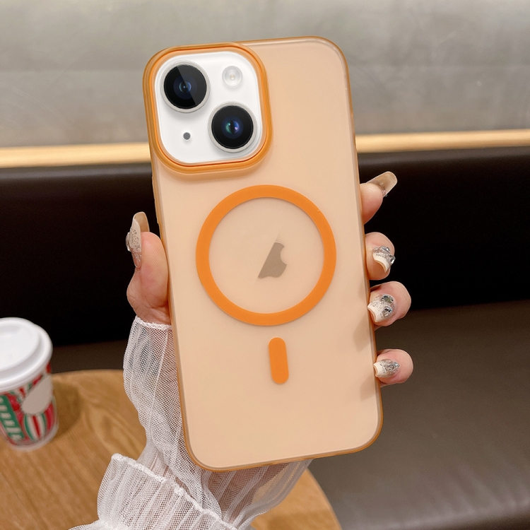 For iPhone 15 Plus Soft Sandy Skin Feel MagSafe Magnetic PC Phone Case(Orange)
For iPhone 15 Plus Soft Sandy Skin Feel MagSafe Magnetic PC Phone Case(Orange)