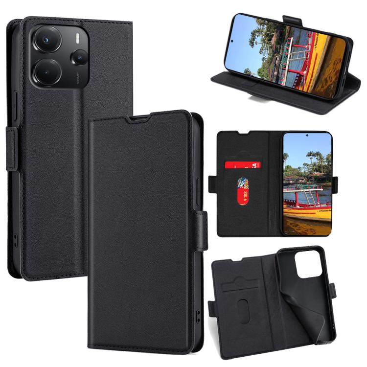 For Redmi Note 14 4G 164.84mm Ultra-thin Voltage Side Buckle Horizontal Flip Leather Phone Case(Black)
For Redmi Note 14 4G 164.84mm Ultra-thin Voltage Side Buckle Horizontal Flip Leather Phone Case(Black)