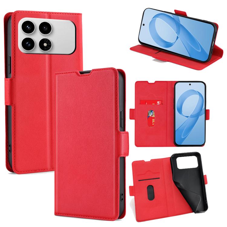 For Redmi K90 5G / Poco F8 Pro Ultra-thin Voltage Side Buckle Horizontal Flip Leather Phone Case(Red)
For Redmi K90 5G / Poco F8 Pro Ultra-thin Voltage Side Buckle Horizontal Flip Leather Phone Case(Red)