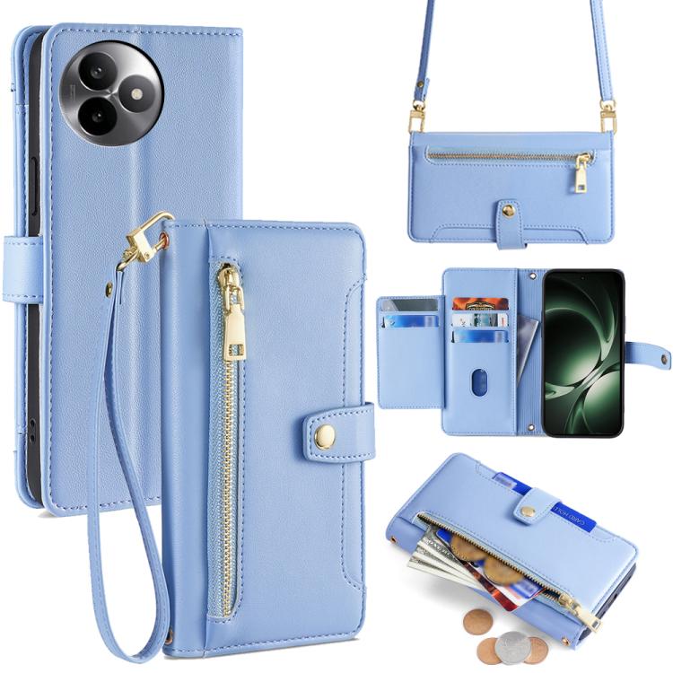 For Redmi K80 Ultra Sheep Texture Cross-body Zipper Wallet Leather Phone Case(Blue)
For Redmi K80 Ultra Sheep Texture Cross-body Zipper Wallet Leather Phone Case(Blue)