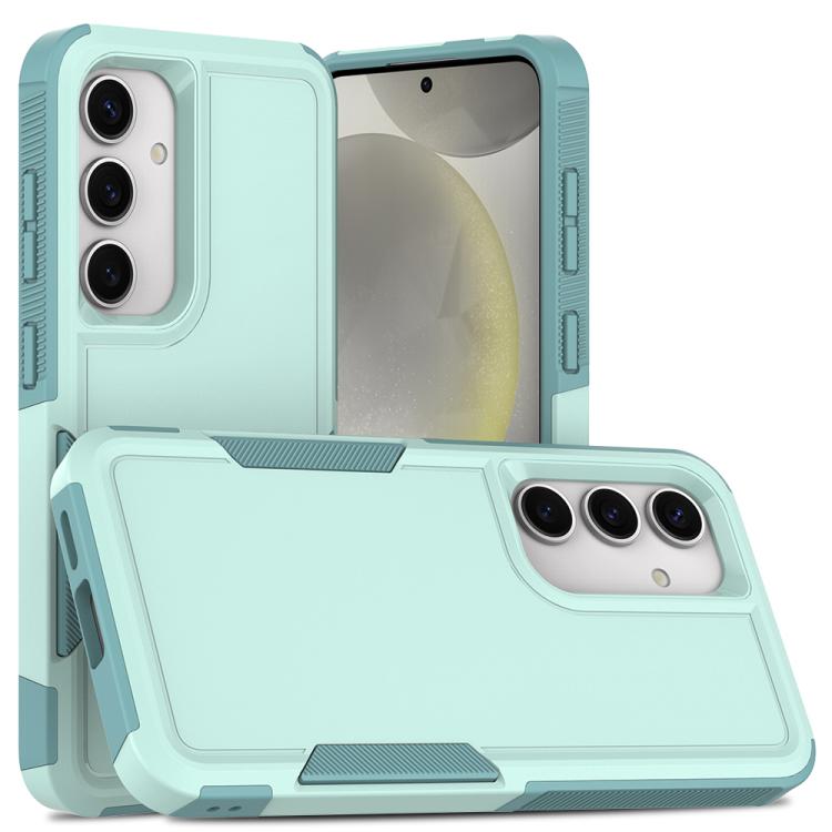 For Samsung Galaxy S25 5G 2 in 1 PC + TPU Phone Case(Light Green)
For Samsung Galaxy S25 5G 2 in 1 PC + TPU Phone Case(Light Green)